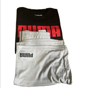 Puma boys 2 piece set Size S 7 - 8
Shorts -Polyester Shirt -Cotton
